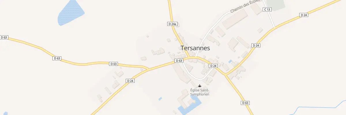 Plan du 1 Rue de la Pesée à Tersannes