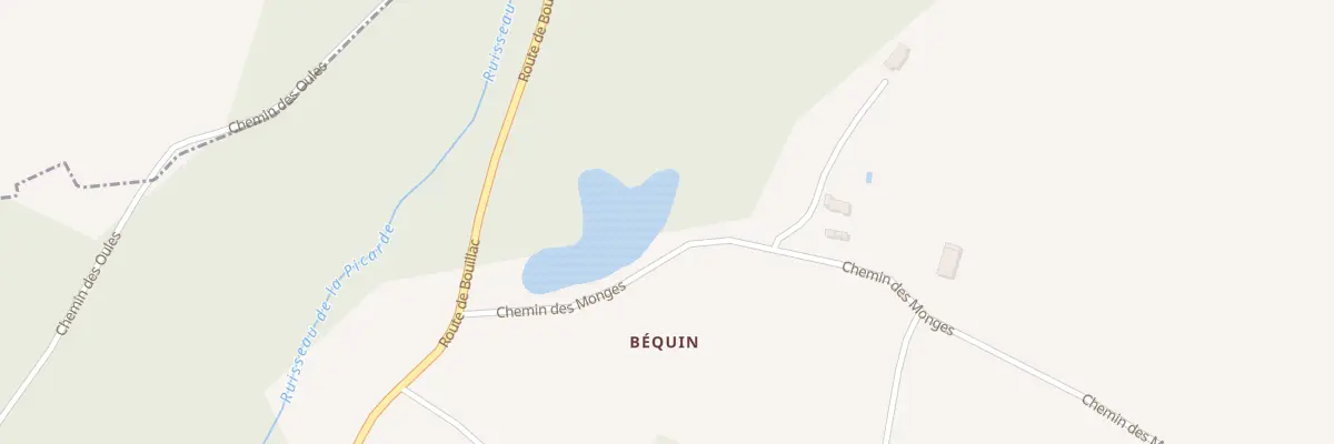 Plan du 5140 Bequin Nord à Beaupuy