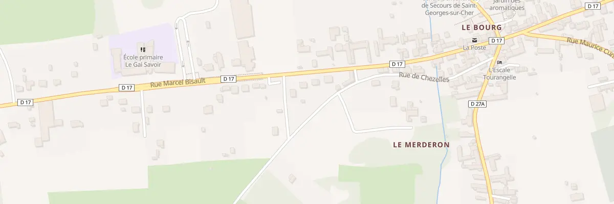 Plan du 125 Rue Marcel Bisault à Saint-Georges-sur-Cher
