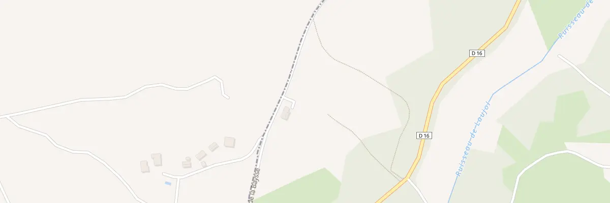 Plan du 965 Rte de la Baysse à Durfort-Lacapelette