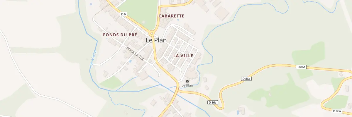 Plan du 15 La Ville au Plan