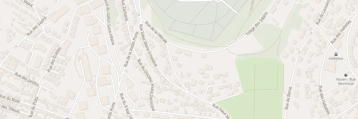 Plan du 10 Rue de la Hêtraie à Rouen
