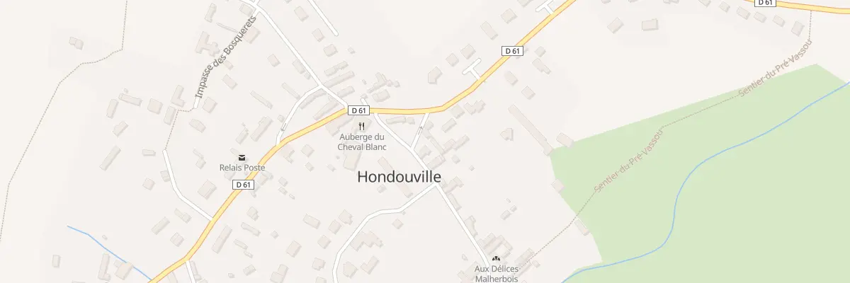 Plan du 3 Rue Jean Moulin à Hondouville