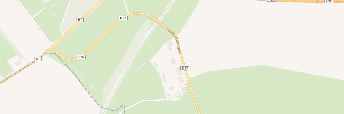 Plan du 615 Rte d’Ormesnil à Frichemesnil