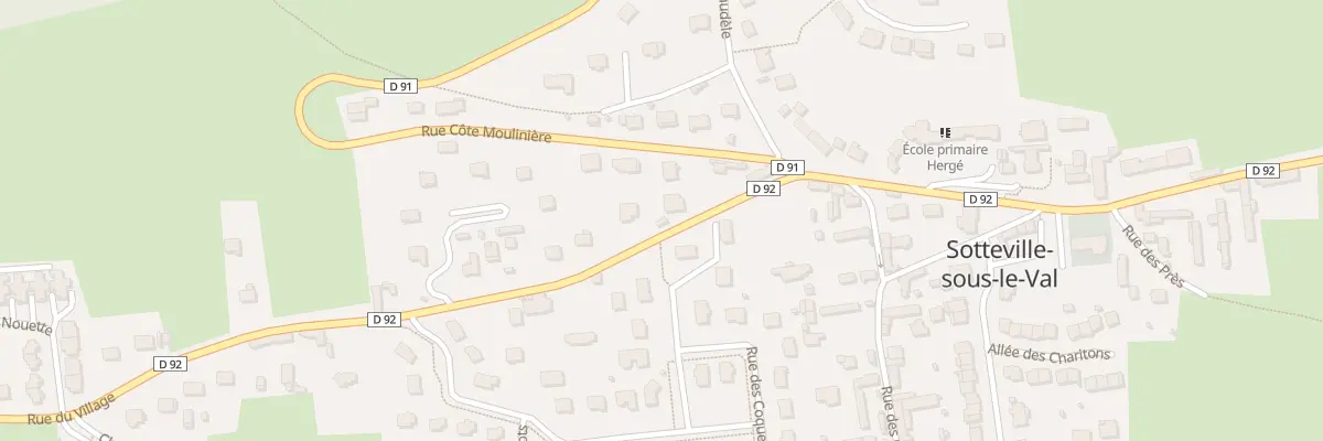 Plan du 107 Rue du Village à Sotteville-sous-le-Val