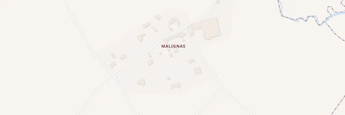 Plan du 24 Malignas à Crucheray