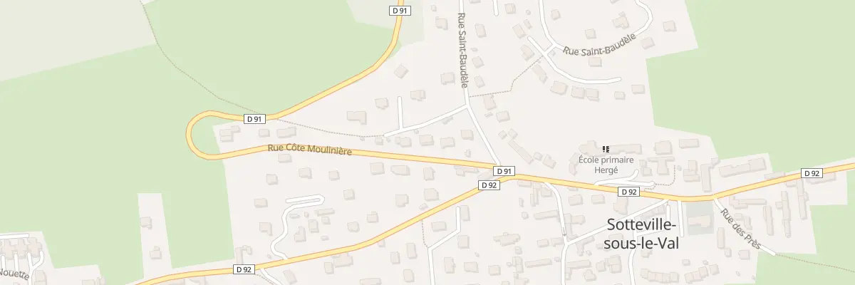 Plan du 6 Rue Cote Mouliniere à Sotteville-sous-le-Val