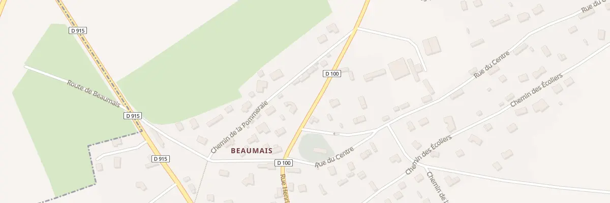 Plan du 9001B Rue Henri IV à Aubermesnil-Beaumais
