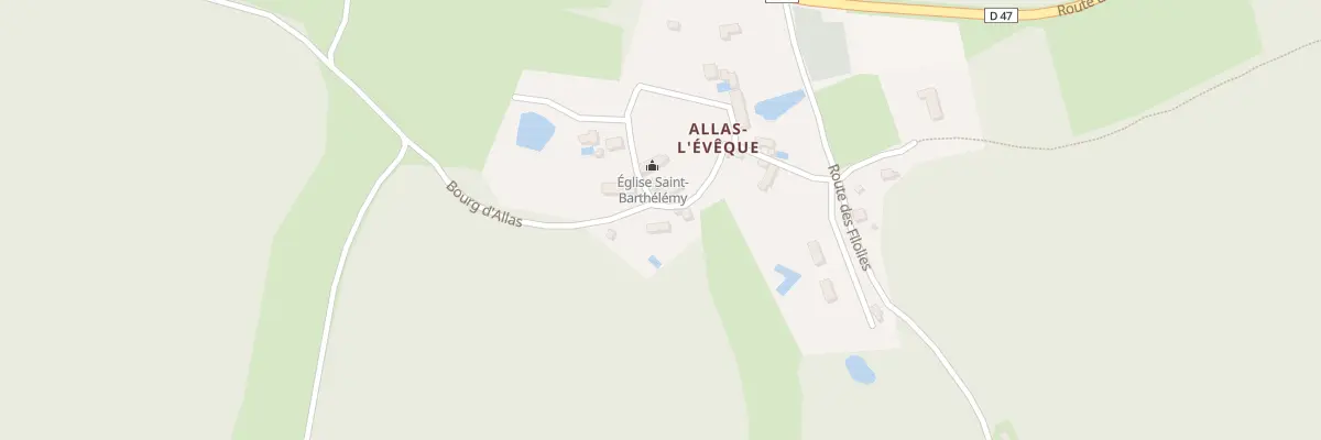 Plan du 303 Bourg d’Allas à Saint-André-d’Allas