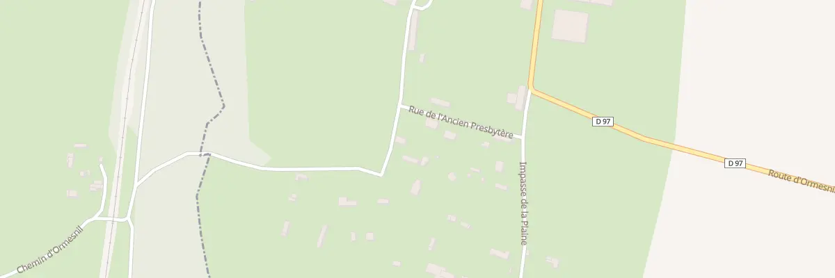 Plan du 125 Rte de l’Ancien Presbytère à Frichemesnil