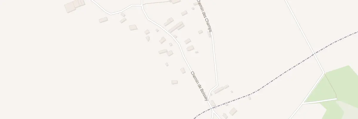 Plan du 284 Che de Boissey à Canappeville
