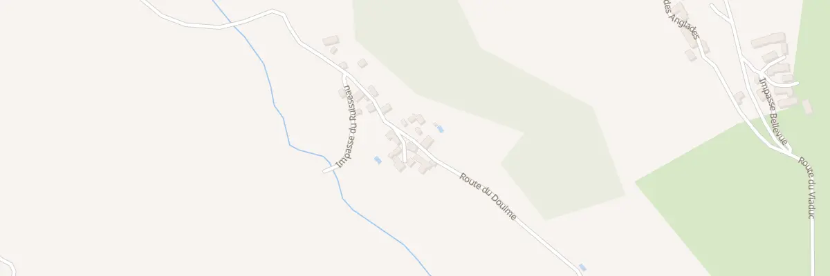 Plan du 4 Rte du Douime à Azerat