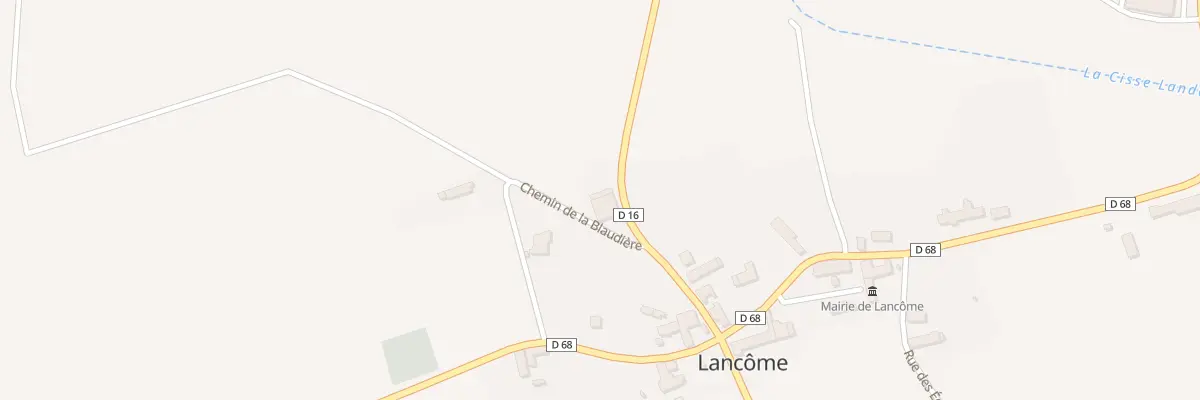 Plan du 4 Che de la Blaudiere à Lancôme