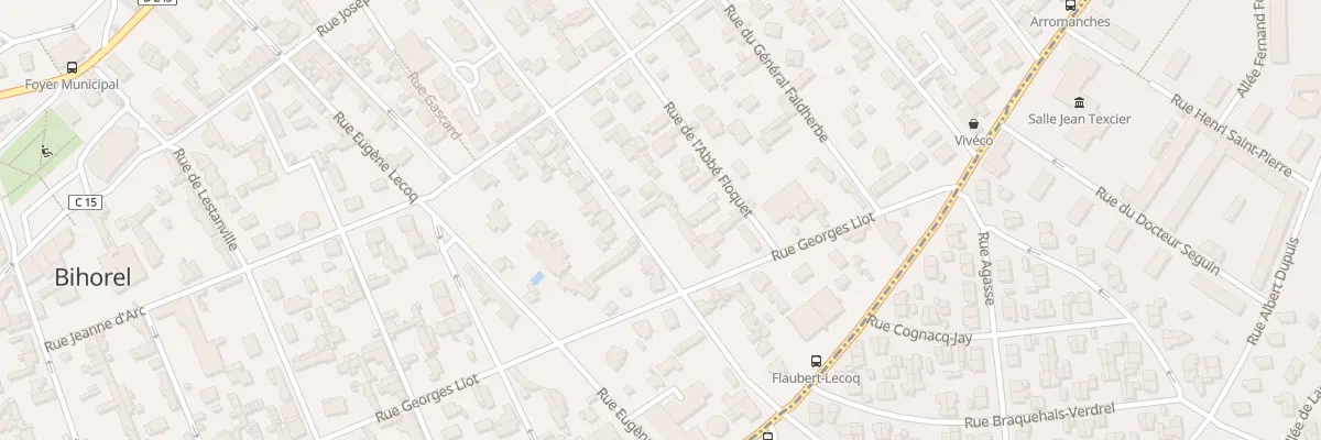 Plan du 23 Rue du Docteur Voranger à Bihorel
