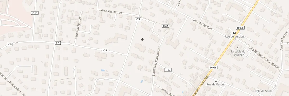 Plan du 2246 Rue de la Haie à Bois-Guillaume