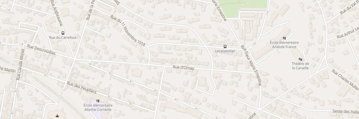 Plan du 32 Rue d’Ornay à Rouen