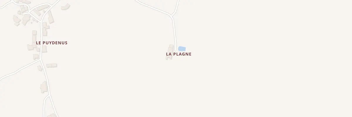Plan du 5017 La Plagne à Lavignac