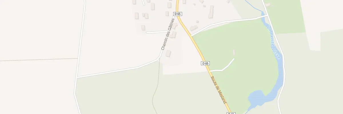 Plan du 6 Chem des Gâtines à Mesland