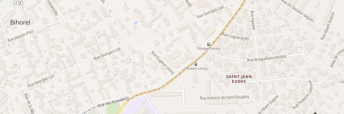Plan du 31 Rue Eugene Lecoq à Bihorel