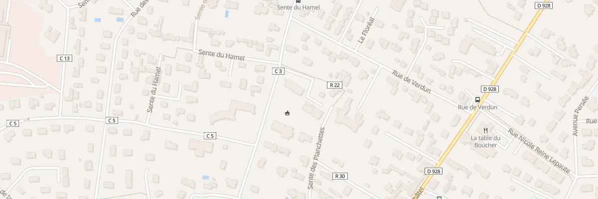 Plan du 2346 Rue de la Haie à Bois-Guillaume