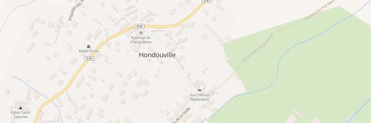 Plan du 9 Rue Jean Moulin à Hondouville