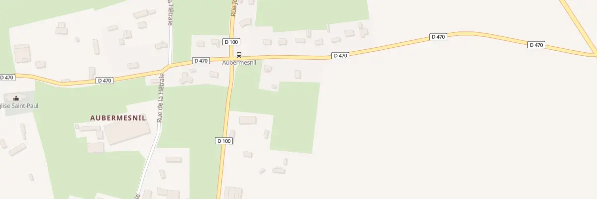 Plan du 9009 Rue des Belles Terres à Aubermesnil-Beaumais