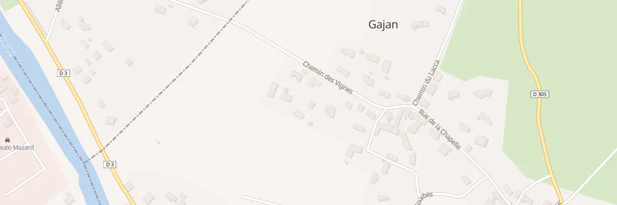Plan du 5328 Les Agouaous à Gajan