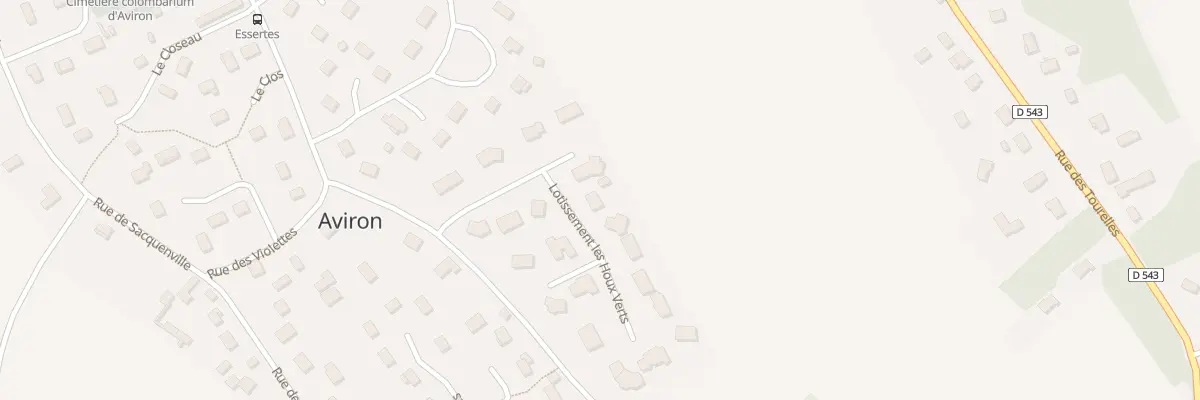 Plan du 6 Lot Les Houx Verts à Aviron