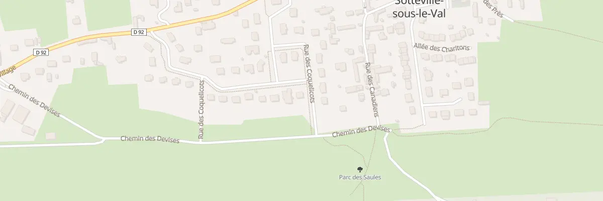 Plan du 27 Rue des Coquelicots à Sotteville-sous-le-Val