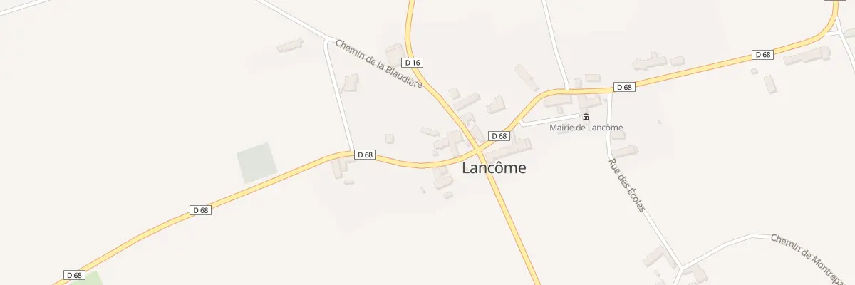 Plan du 1 Rue des Lauriers à Lancôme