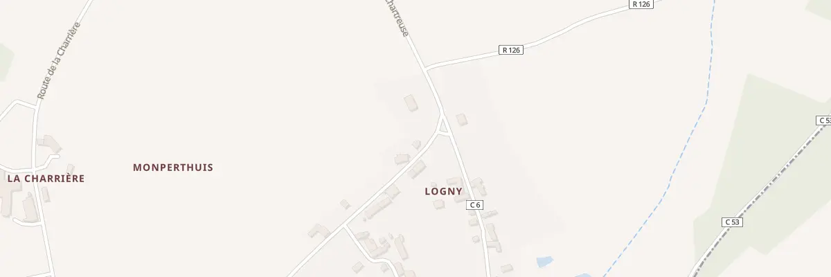 Plan du 1 Logny à Genillé