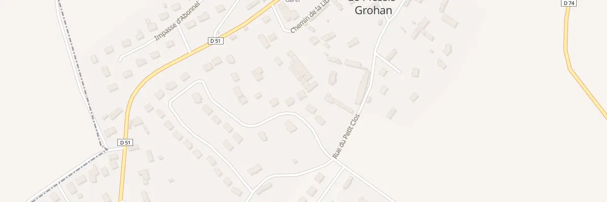 Plan du 3 Res du Lavoir au Plessis-Grohan