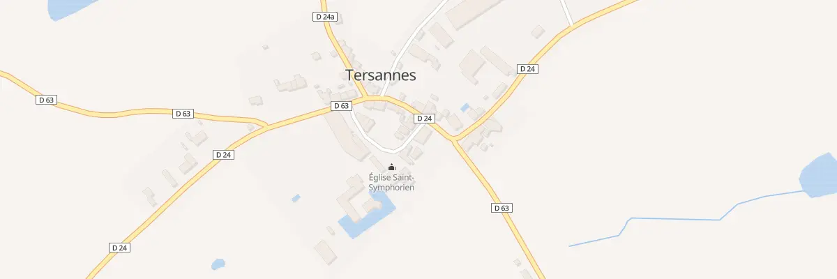 Plan du 11 Rue de l’Eglise St Symphorien à Tersannes