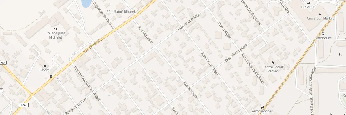 Plan du 5 Rue Michelet à Bihorel