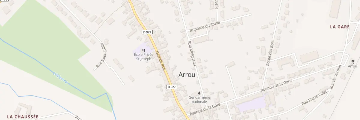 Plan du 51 Grande Rue A Arrou à Vald’Yerre