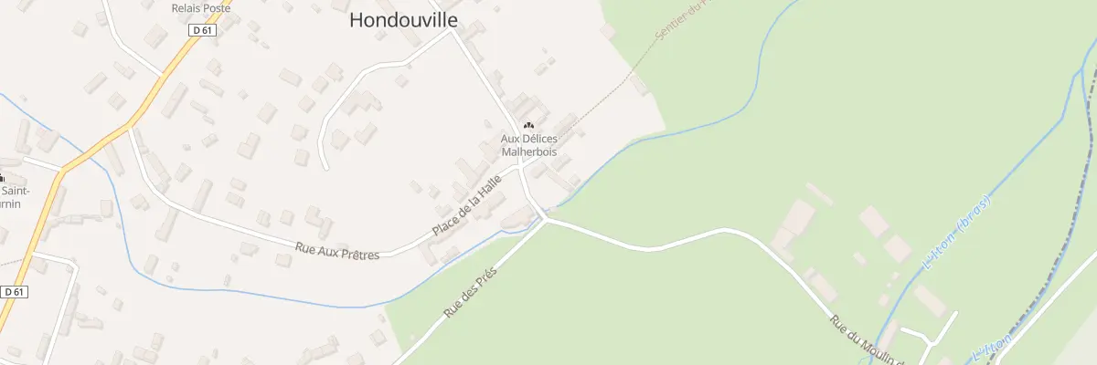 Plan du 11 Pl de la Halle à Hondouville