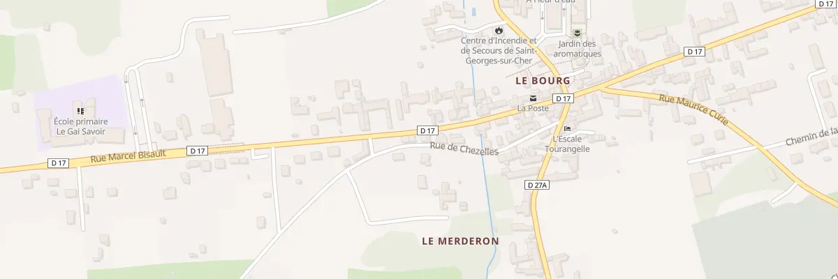 Plan du 69 Rue Marcel Bisault à Saint-Georges-sur-Cher