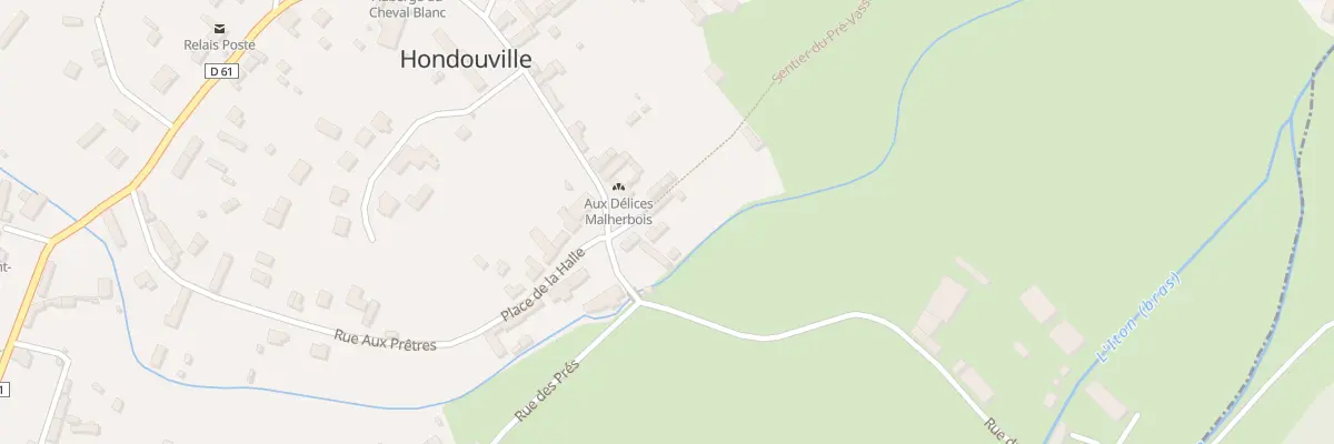 Plan du 5 Pl de la Halle à Hondouville