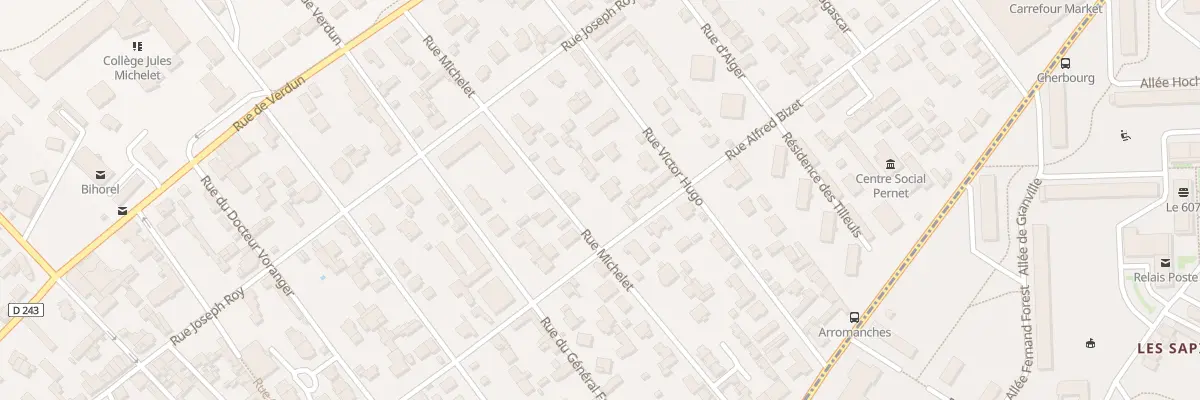 Plan du 11 Rue Michelet à Bihorel