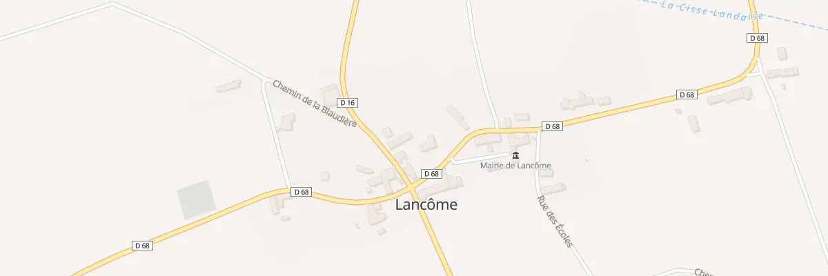 Plan du 3 Rue des Etangs à Lancôme