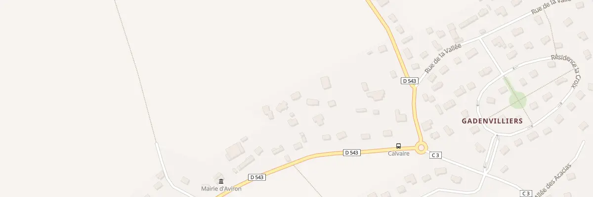 Plan du 13 Rue de la Mairie à Aviron