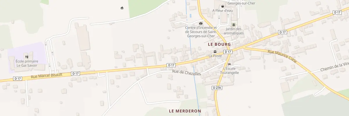 Plan du 64 Rue Marcel Bisault à Saint-Georges-sur-Cher