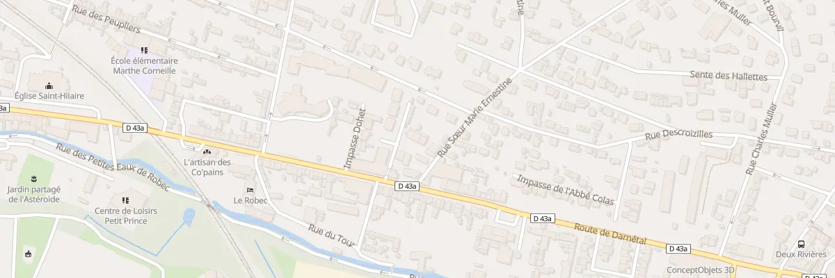 Plan du 3B Rue Soeur Marie Ernestine à Rouen