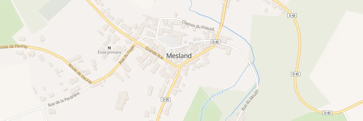 Plan du 11 Gr Grande Rue à Mesland