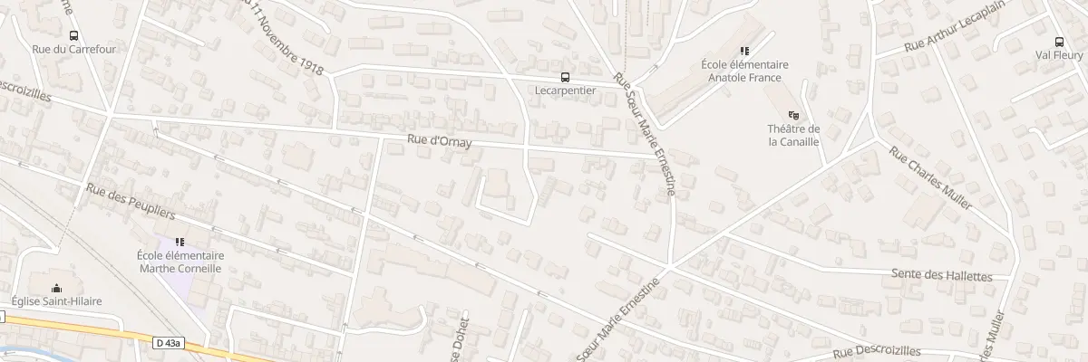 Plan du 13 Rue d’Ornay à Rouen