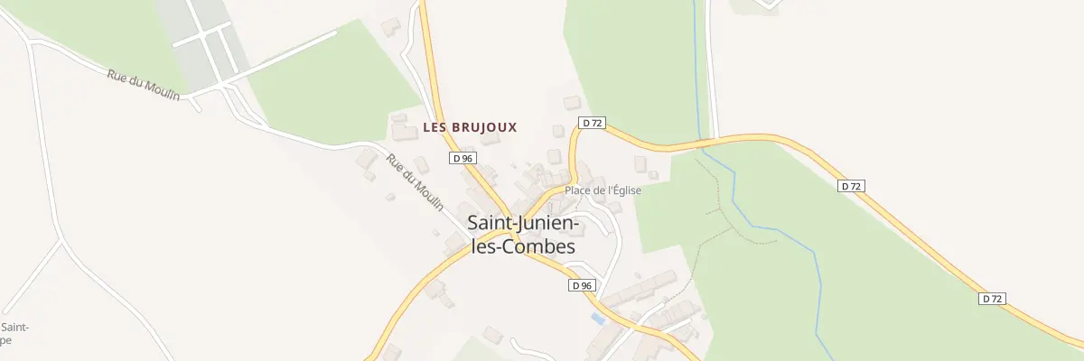 Plan du 9 Rue de la Bazine à Saint-Junien-les-Combes