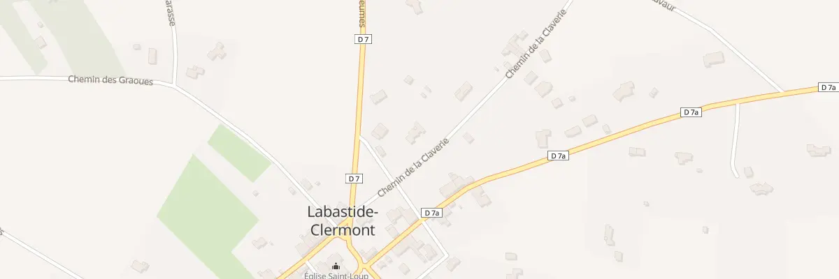 Plan du 56 Les Abadiats à Labastide-Clermont