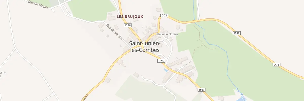 Plan du 1 Pl de l’Eglise à Saint-Junien-les-Combes
