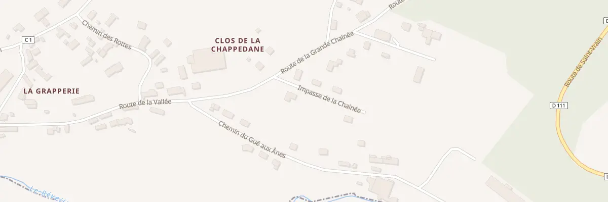 Plan du 1 Rte de la Grande Chaînée à Saint-Firmin-des-Prés