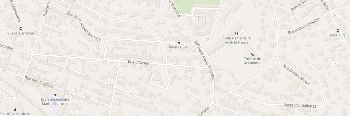 Plan du 14 Rue d’Ornay à Rouen